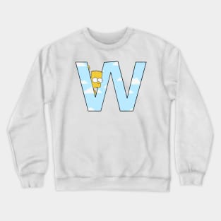 Simpsons letter Crewneck Sweatshirt